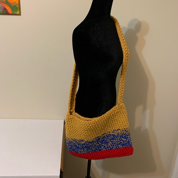 Crossbody Bag Handmade Crocheted - Picture 10 of 16